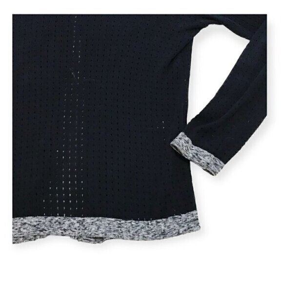 Rag & Bone Ariana Perforated Split-Back sweater, size XXS - Picture 6 of 12